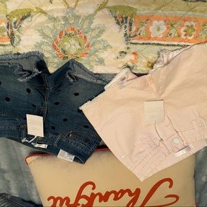 NWT 2 pairs of Lauren conrad mid rise shorts size 4